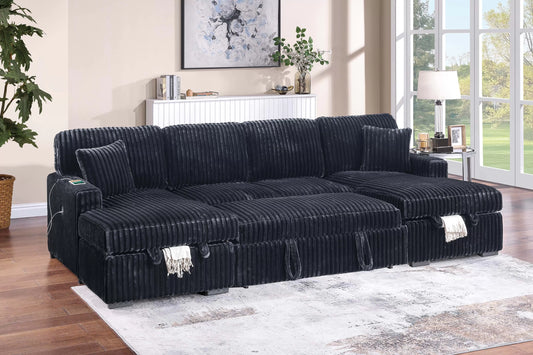 3PC Convertible Sectional