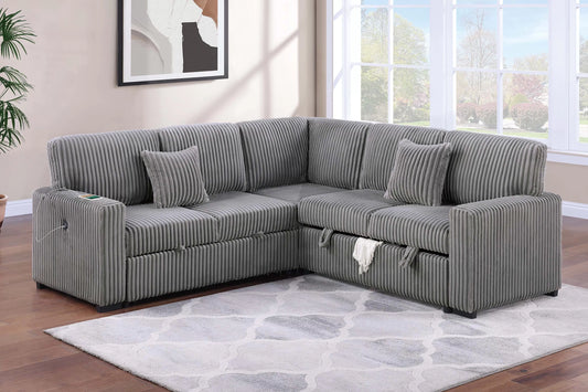 3PC Convertible Sectional