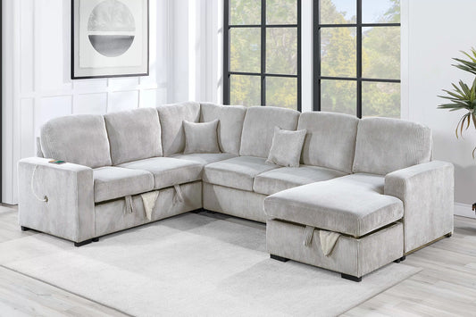 4PC Convertible Sectional