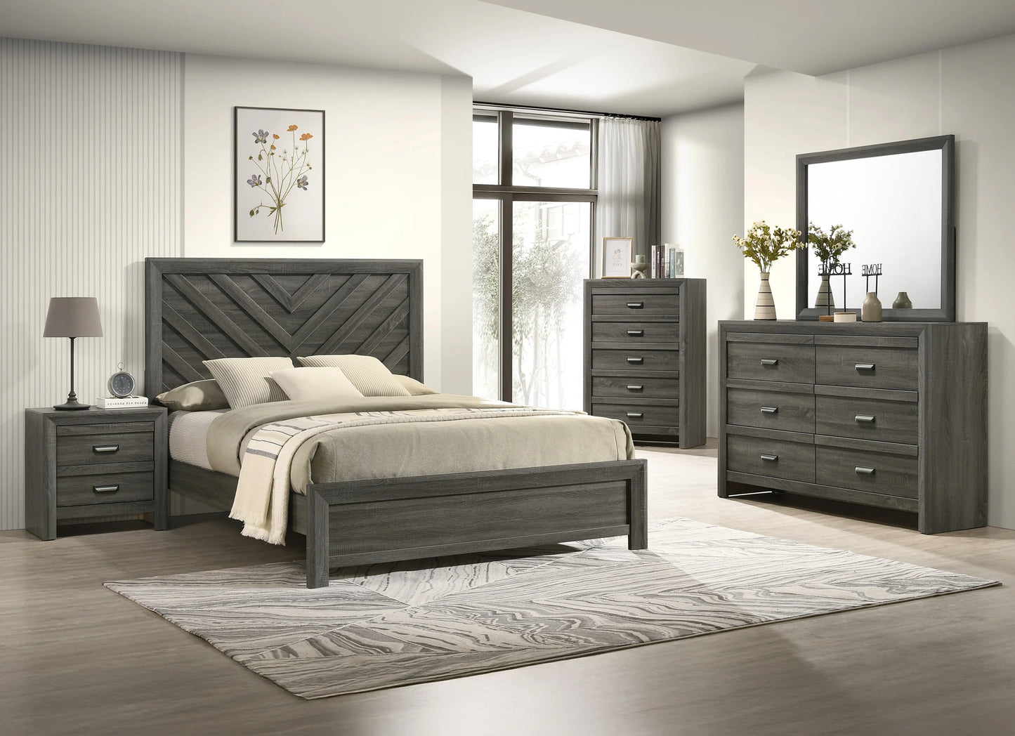 Chevron Style Bedroom Collection