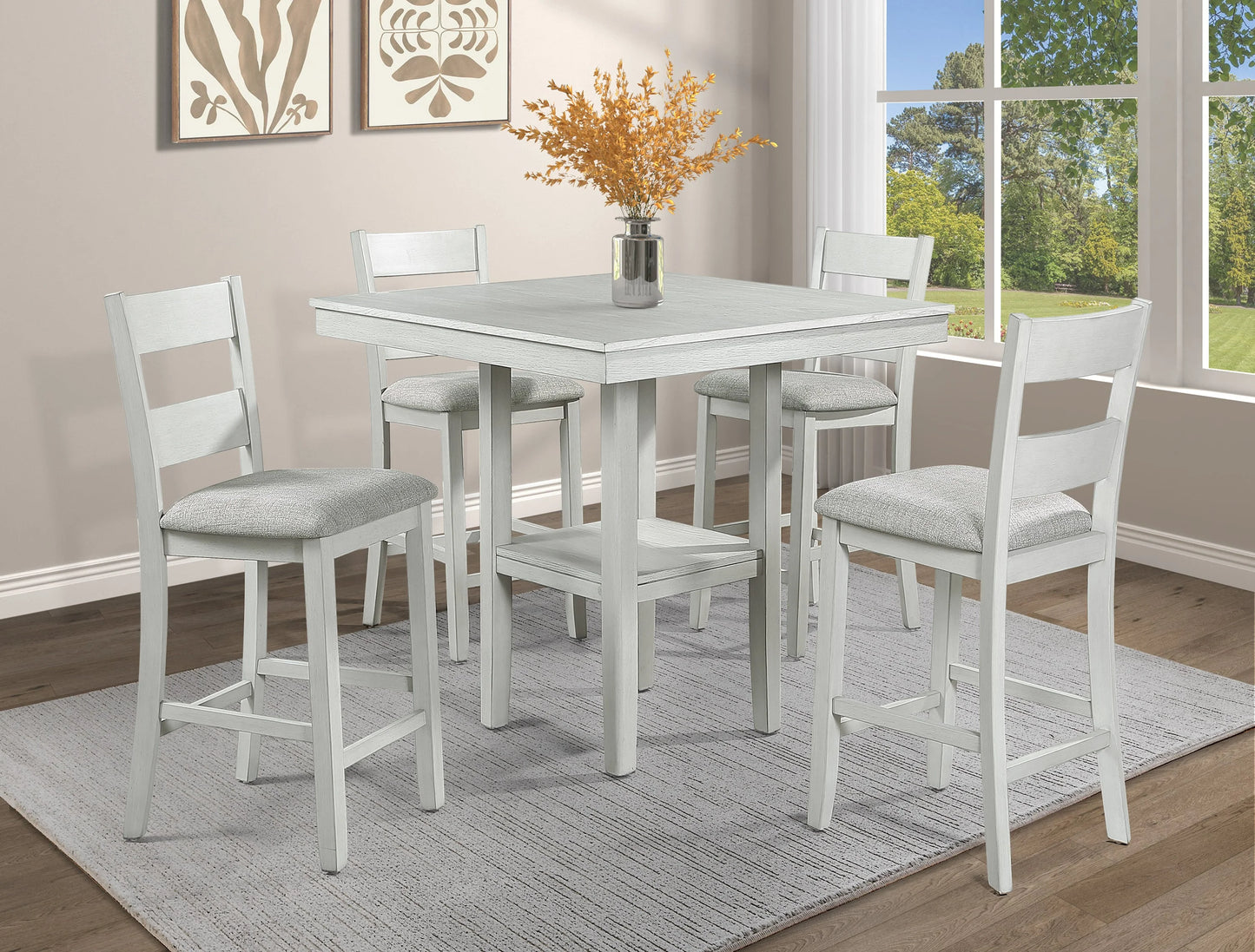 5PC Counter Height Dining Set