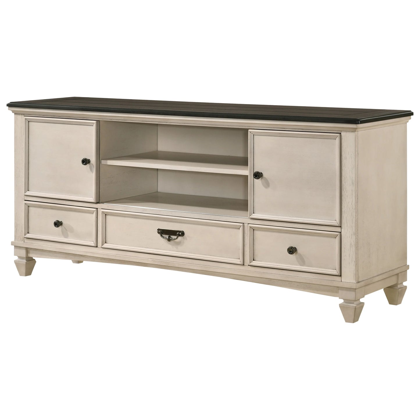 68” TV Stand with Sliding Doors