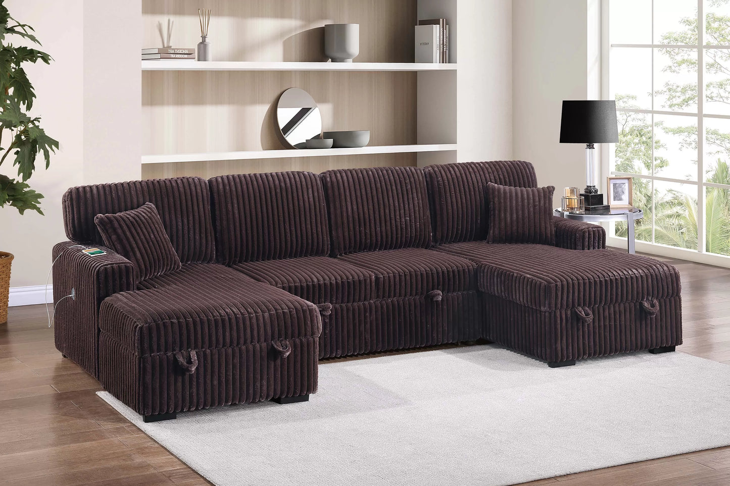 3PC Convertible Sectional