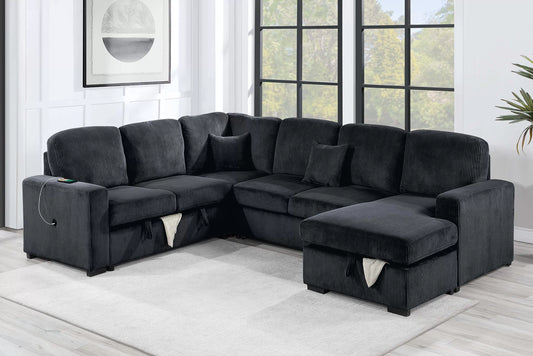 4PC Convertible Sectional